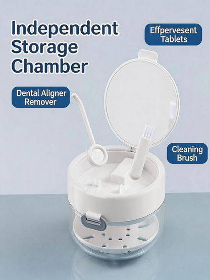 🔥Last Day 50% OFF🦷 3-in-1 Retainer Cleaning & Storage Case