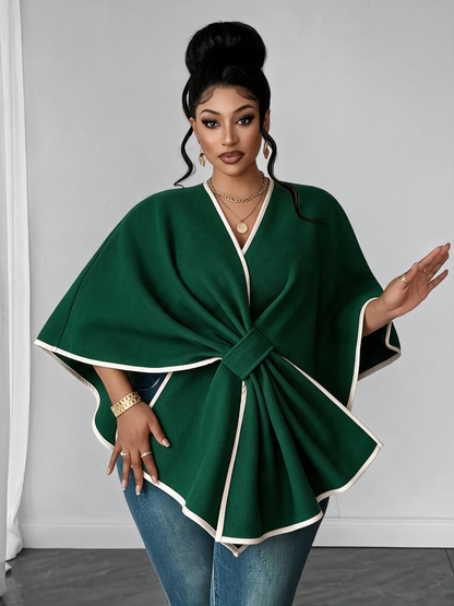 HOT SALE-Plus Size Women's Autumn/Winter Fashion Solid Color Shawl