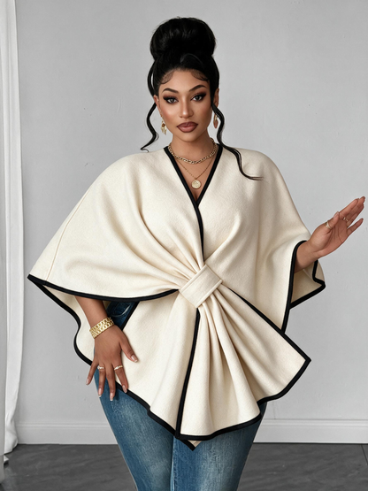 HOT SALE-Plus Size Women's Autumn/Winter Fashion Solid Color Shawl