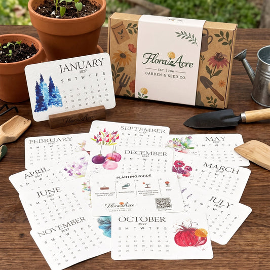 ✨Early Holiday Sale 50% OFF🌱Eco-Friendly Plantable “Timeless” Seed Calendar 2027