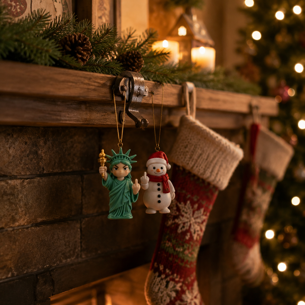 Funny Christmas Ornament Collection