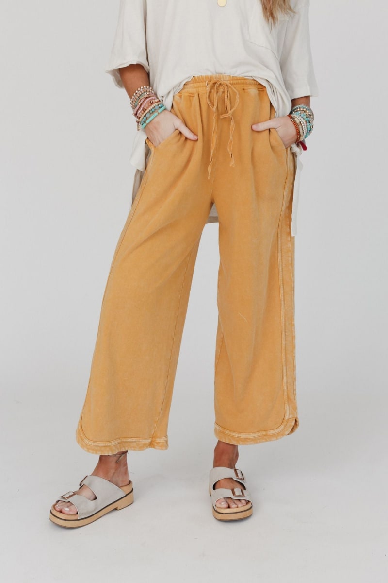 Women's Acid Washed Faded Wide Leg Pants (Buy 2 Free Shipping)