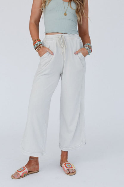 Women's Acid Washed Faded Wide Leg Pants (Buy 2 Free Shipping)